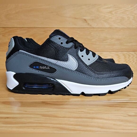Nike Other - Nike Air Max 90 Black Reflective Silver Iron Grey Mens Running Shoe DM9102-002